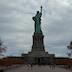 photo of the statue of liberty from the back side